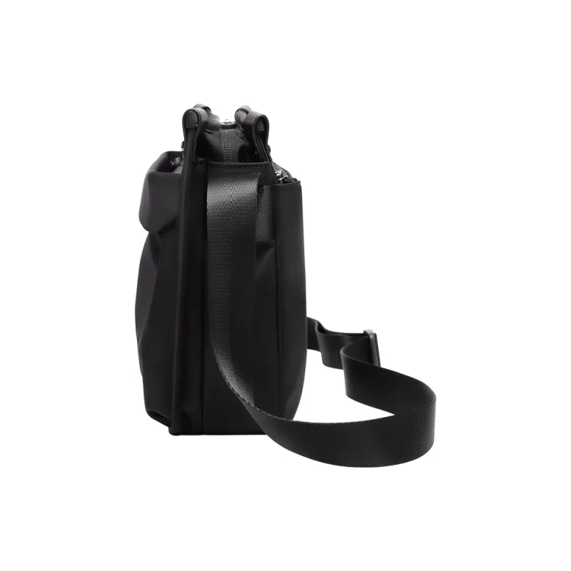 POLO Fabric Shoulder Bag, Crossbody Bag Regular Men's Black-1
