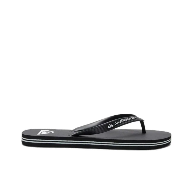 Quiksilver Molokai Core Slip Resistant Flip Flops Men's Black-1