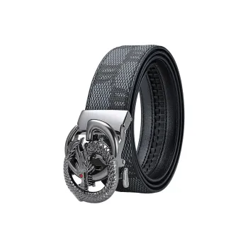 MILLIE'S Polyvinyl Chloride Leather Belts Men's Width 3.5cm