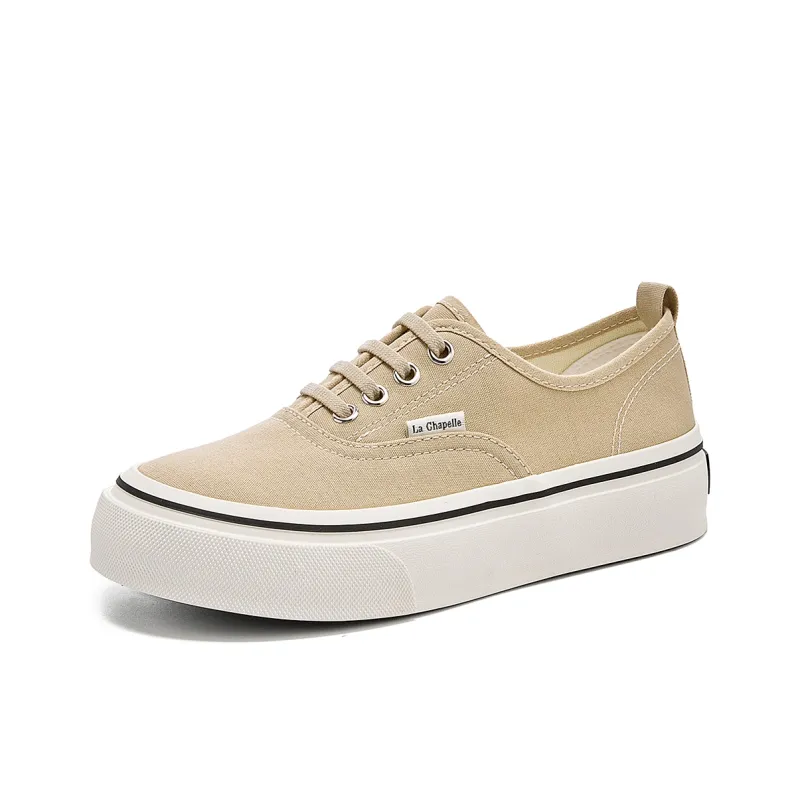 La Chapelle Low Top Skateboard Shoes Women's Apricot-0