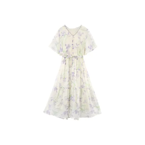 A Paradise For Awakening Short Sleeved Dress Women's