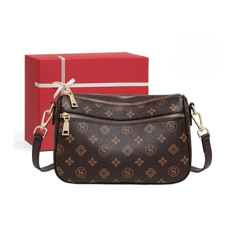 CNNCOO Synthetic Leather Crossbody Bag Women's Coffee-0