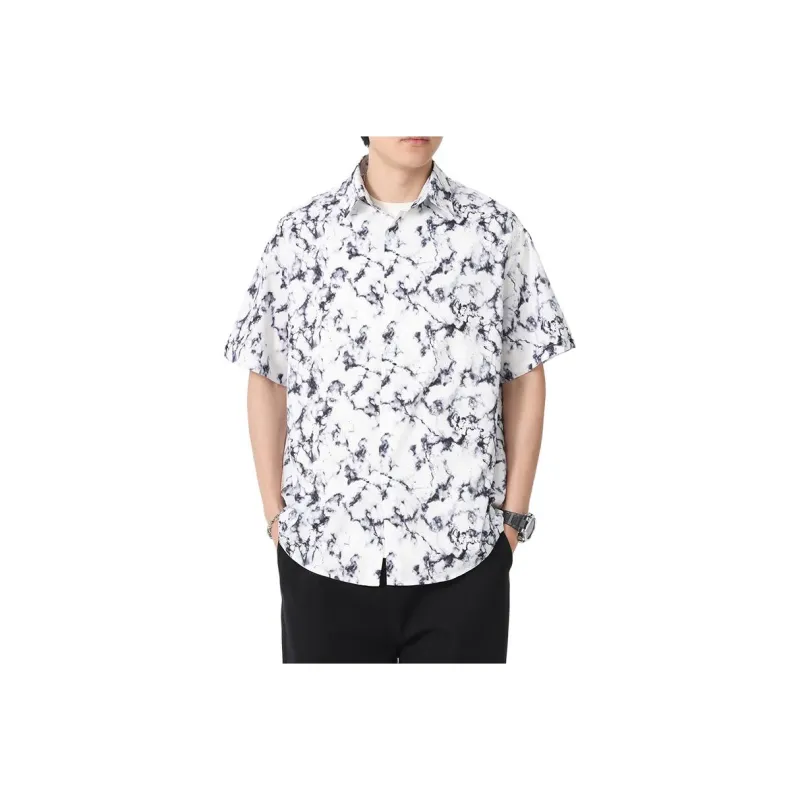 SIFLYTO Shirts Unisex Snow Mountain Ink Shadow-0