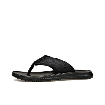 PT'SON Abrasion Resistant Slip Resistant Flip Flops Men's Black