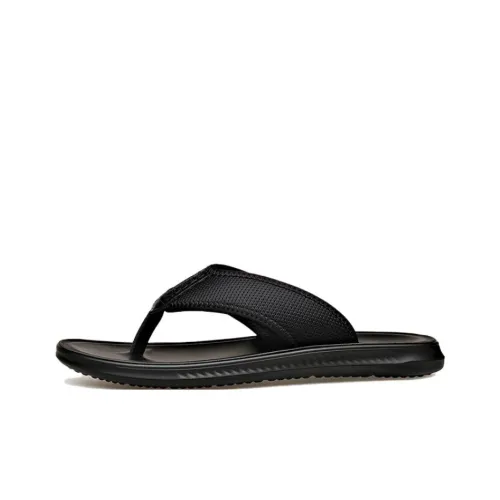 PT'SON Abrasion Resistant Slip Resistant Flip Flops Men's Black