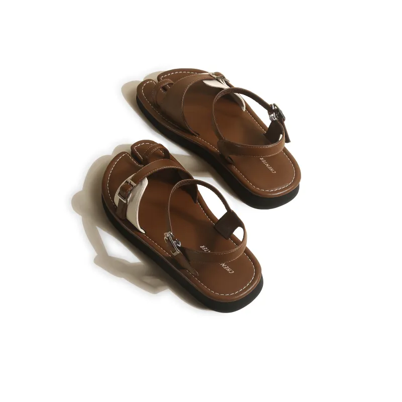 CHENTER KATER One Strap Sandals Women's-5