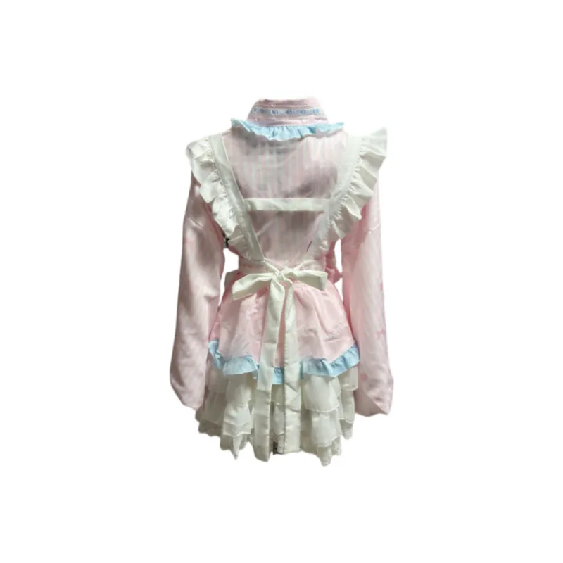 OUTDOORPRINCE Lolita Fashion Women's Pink White-1