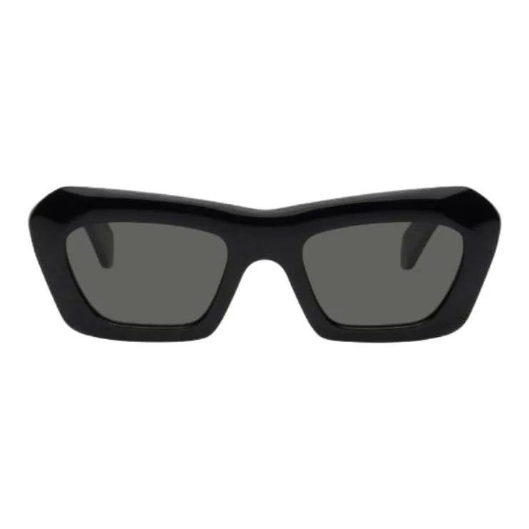 Retrosuperfuture Acetate Cat Eye Sunglasses Unisex Black-0