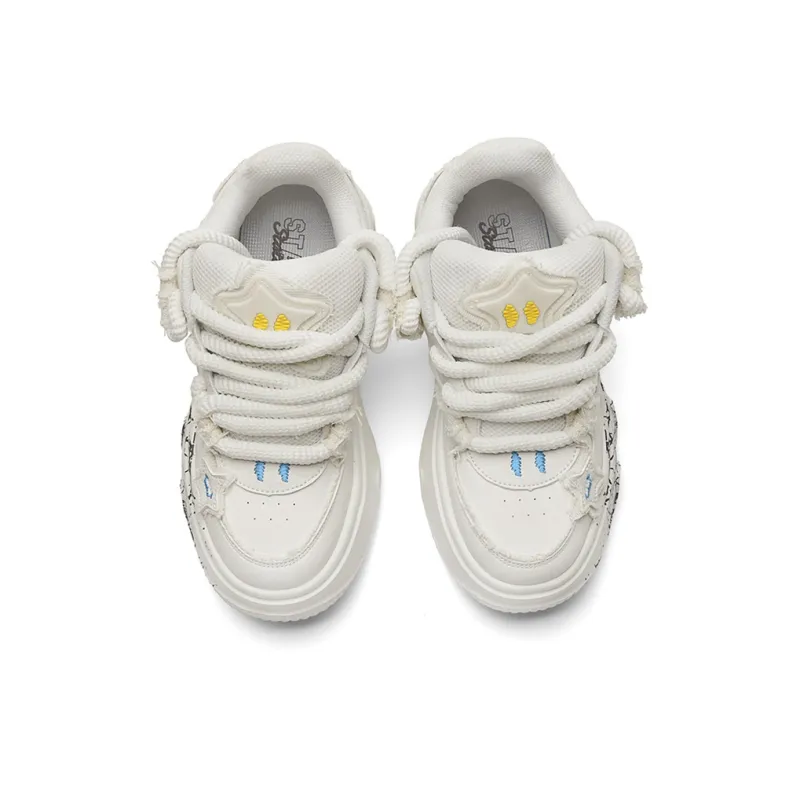 Stateof Stars Anti Slip Wear Resistant Low Top Skateboard Shoes Unisex-22