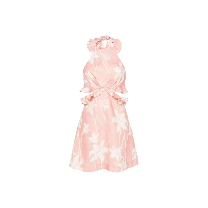 Zimmermann Acadian Floral-print Mini Dress-0