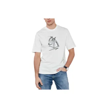 EMPORIO ARMANI SS25 T Shirt Men's White