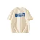 [100% cotton]Light Beige (Ho Fluid Blue)