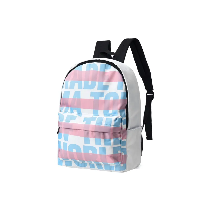 Soundbyte × ONRF Collaboration Polyester Backpack Unisex Blue-1