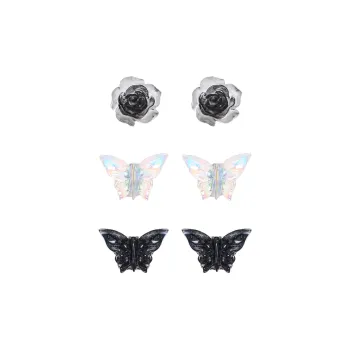 ZANC Acrylic Clip On Earrings Unisex