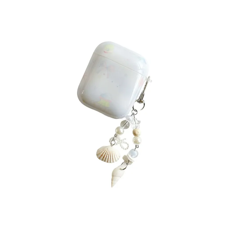 Kona Chun Compatibility Apple AirPods Pro 2/1/4/Pro/2 TPU Trendy Creative Blended Sea Mother Headphone Cases-1
