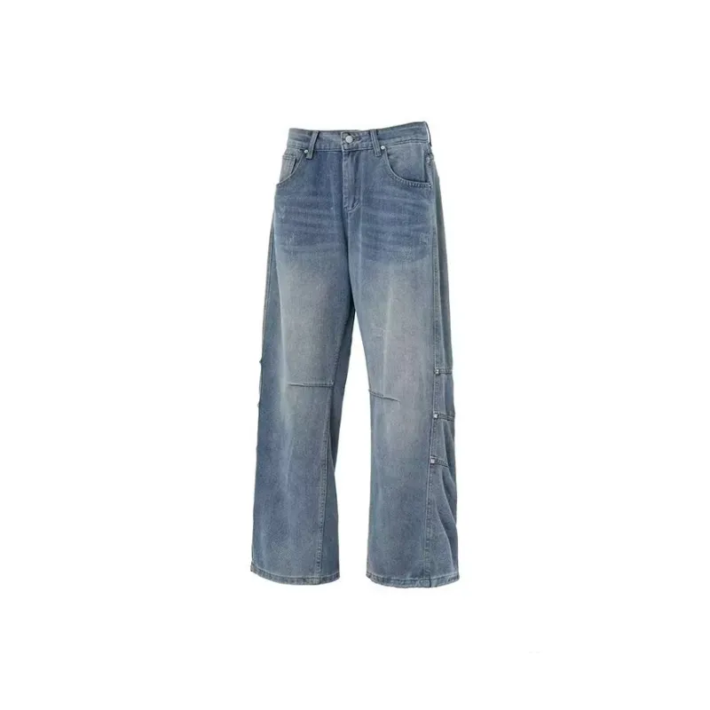 PAINT STAIN Jeans Unisex Blue-2