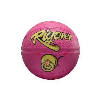 RIGORER Rubber Basketball Pink Size 7 Training Unisex