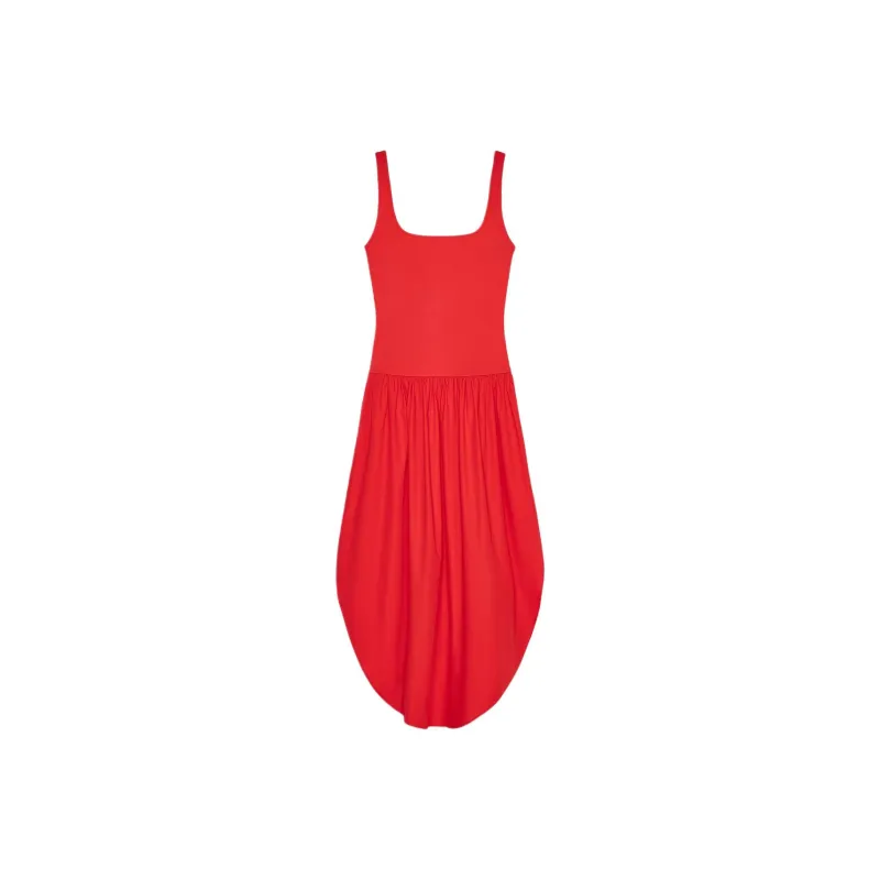 ZARA Sleeveless Dresses Women's Red-0