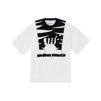 ANDREA MARTIN Drop Shoulder Sleeve T Shirt Women's