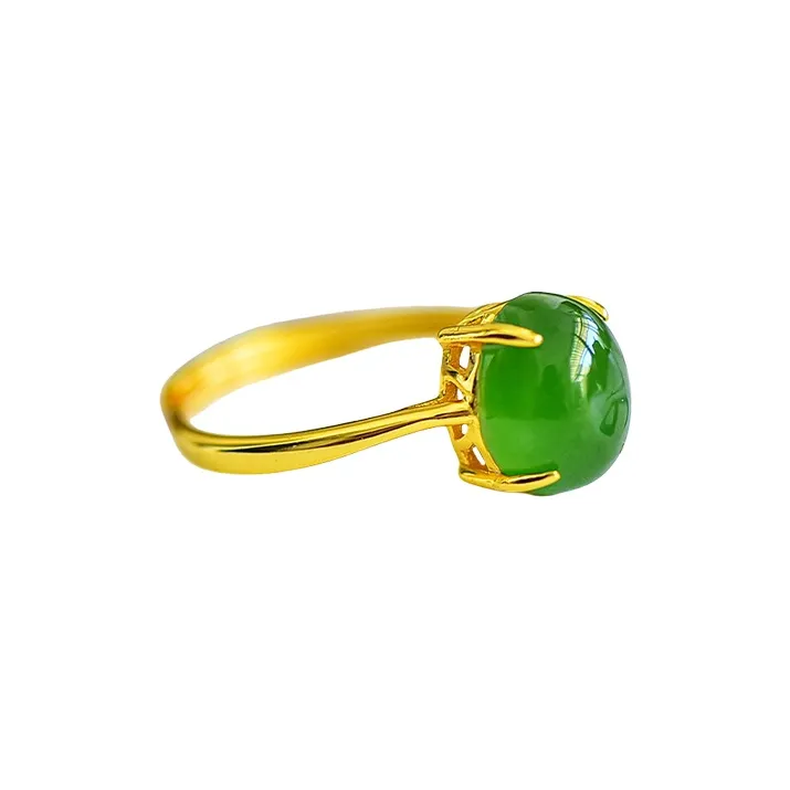 Jade Ink Love Hetian Jade Rings Jasper Unisex-1