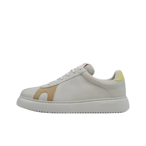 CAMPER Twins Abrasion Resistant Low Top Skateboard Shoes Men's Ivory