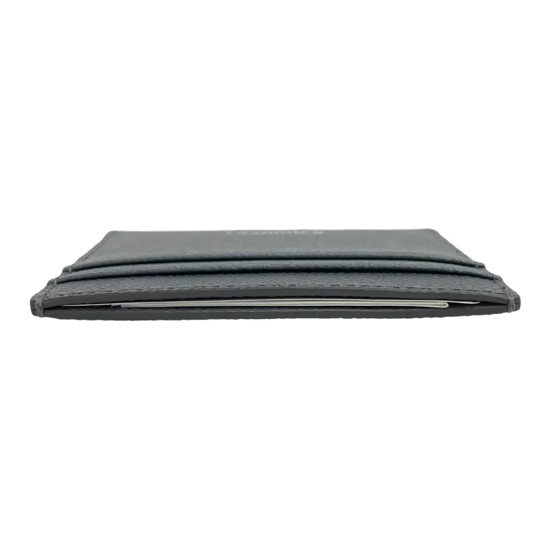 Burberry Cowhide Leather Card Holder Men's Gray-2