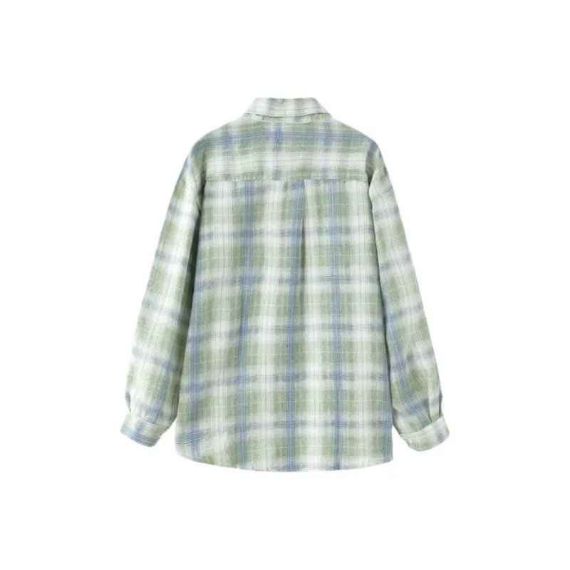 Mu Qingqing Shirts Women's Green-1