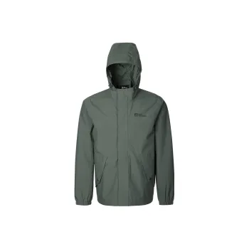 Jack Wolfskin Outdoor Hiking Waterproof, Windproof, And Breathable Windbreaker Jacket Men's