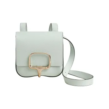 HERMES Della Cavalleria Epsom Calfskin Shoulder Bag Mini Women's Spicy Mint Green