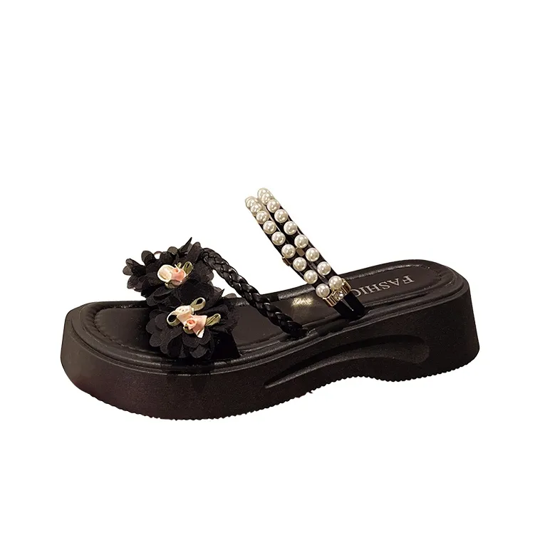 Boldi Kuki Rubber Sole Abrasion Resistant Slide Slippers Women's-3