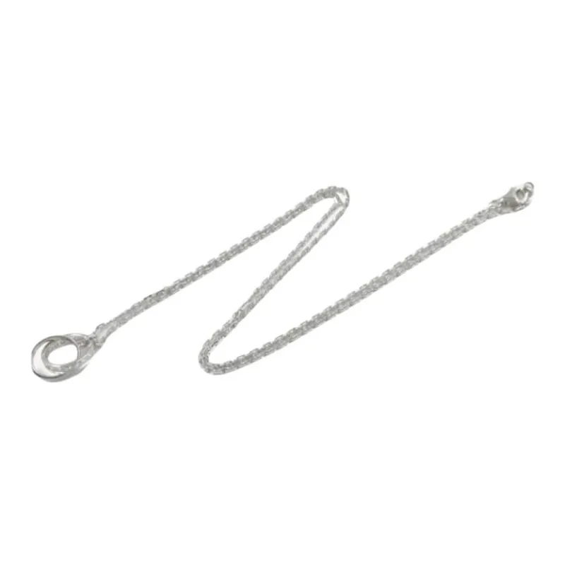 Cartier 2010s 18K White Gold Baby Love Diamonds Necklace-1