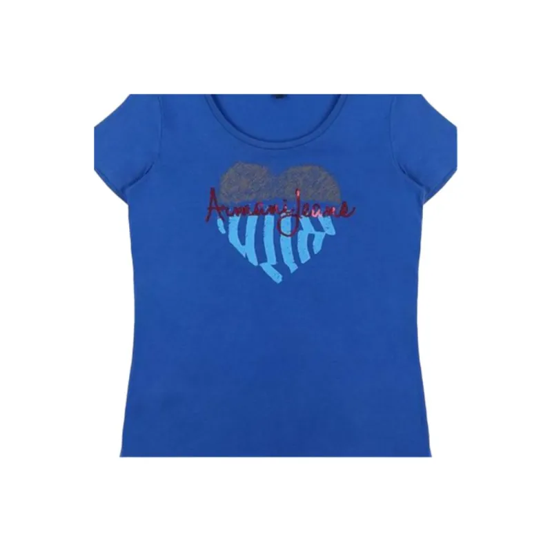 ARMANI JEANS T Shirts Women's Blue-2