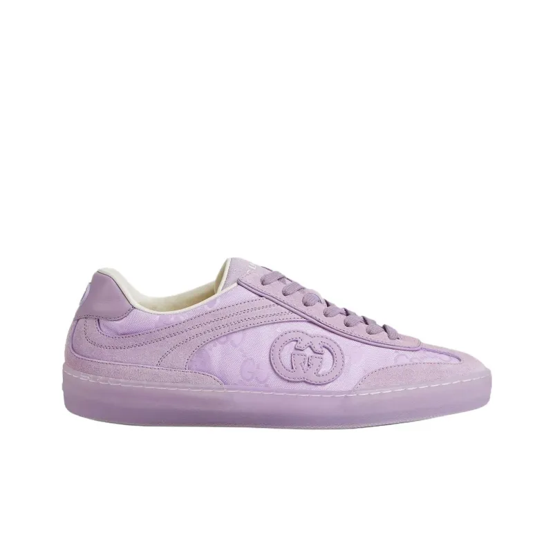 GUCCI G75 Low Top Skateboard Shoes Women's Purple-1
