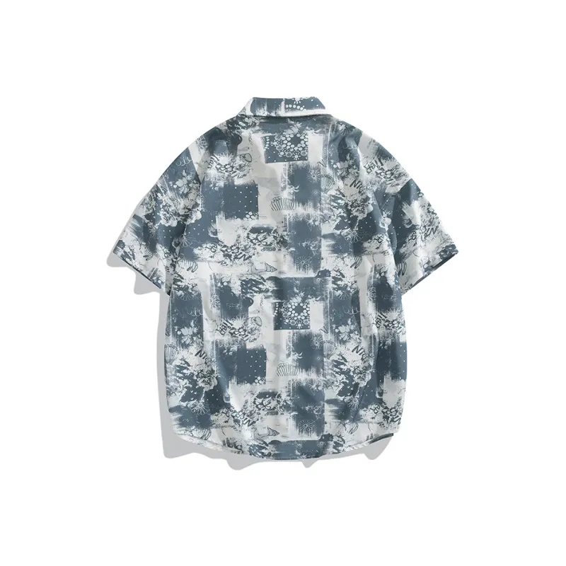 SIFLYTO Shirts Unisex Night Sea Ink Painting-1