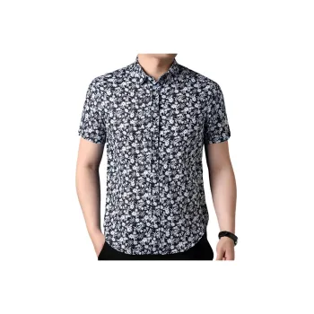 PIERRE CARDIN Shirts Men Black White