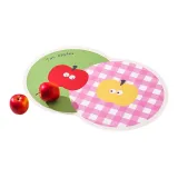 Apple Placemat-Style A-Green Pink