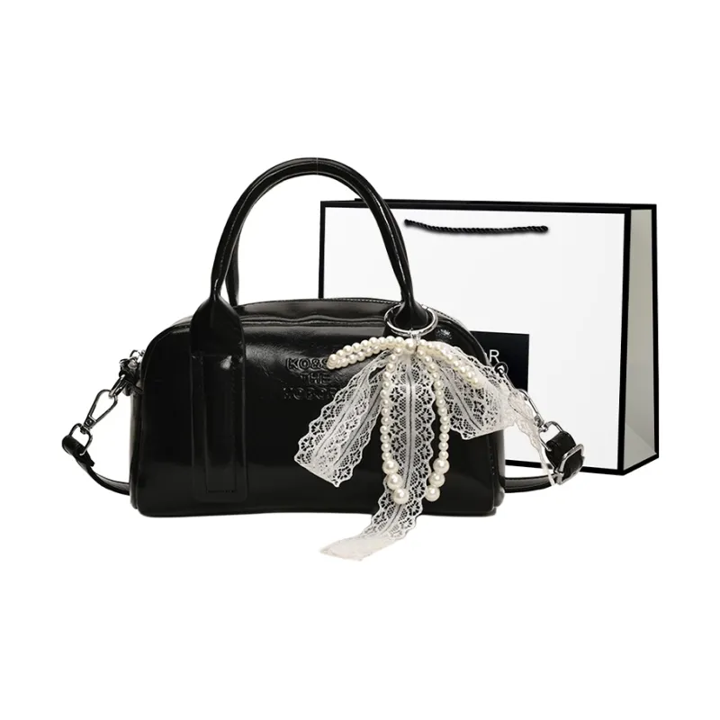 ALLDeaR PU Boston Bag, Shoulder Bag, Crossbody Bag, Handbag Women's Multicolor-3