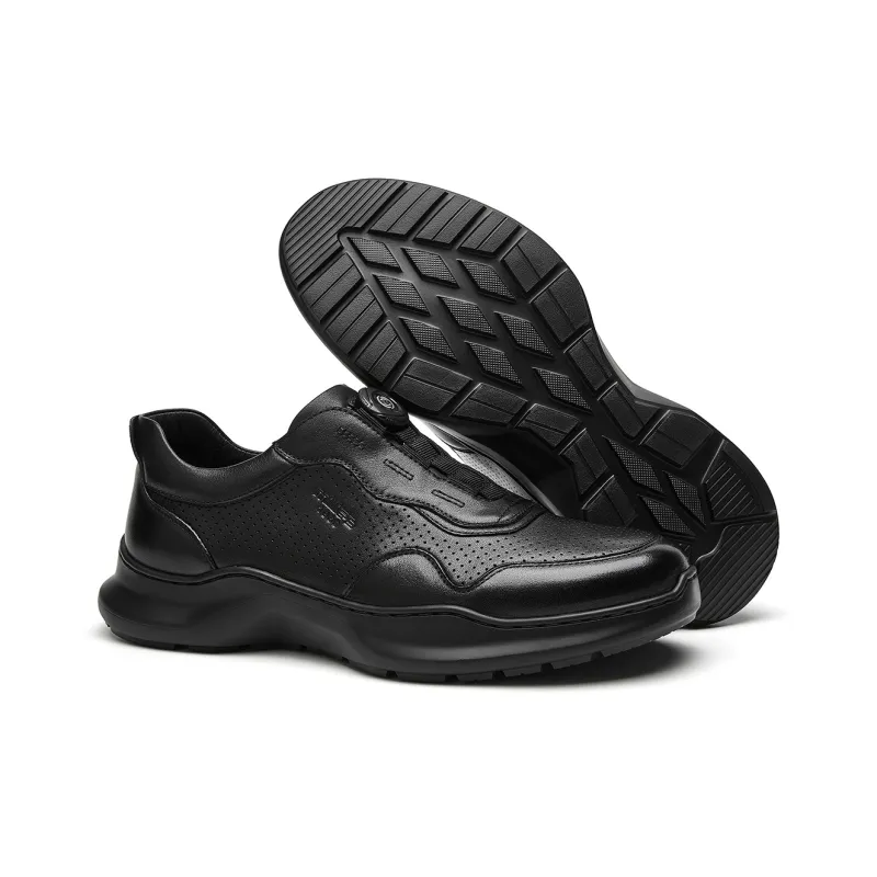 MILLIE'S Abrasion Resistant, Lightweight, And Breathable Low Top Casual Shoes Men's Black-4