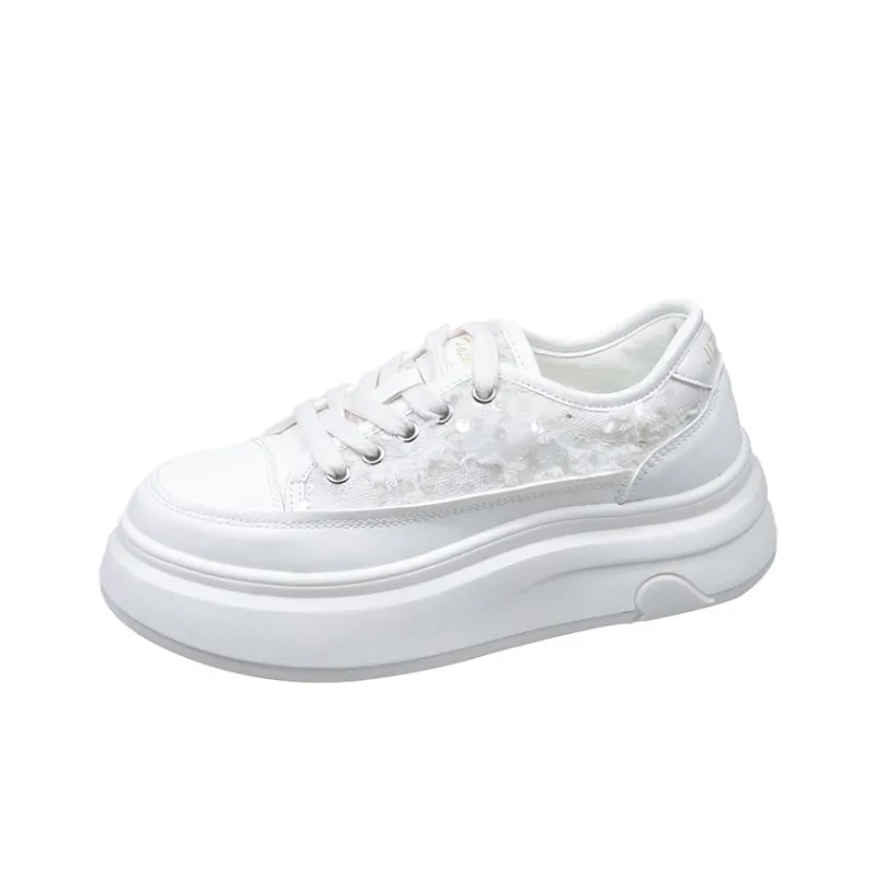 KLAOSD Anti Slip Wear Resistant Low Top Skateboard Shoes Women's-0