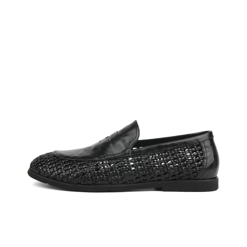 New Korea Casual Shoes Men's Black-0