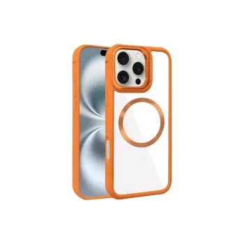 Record Star Acrylic Material Magnetic Electroplated Eye Phone Cases Compatibility IPhone15/16 Girlish