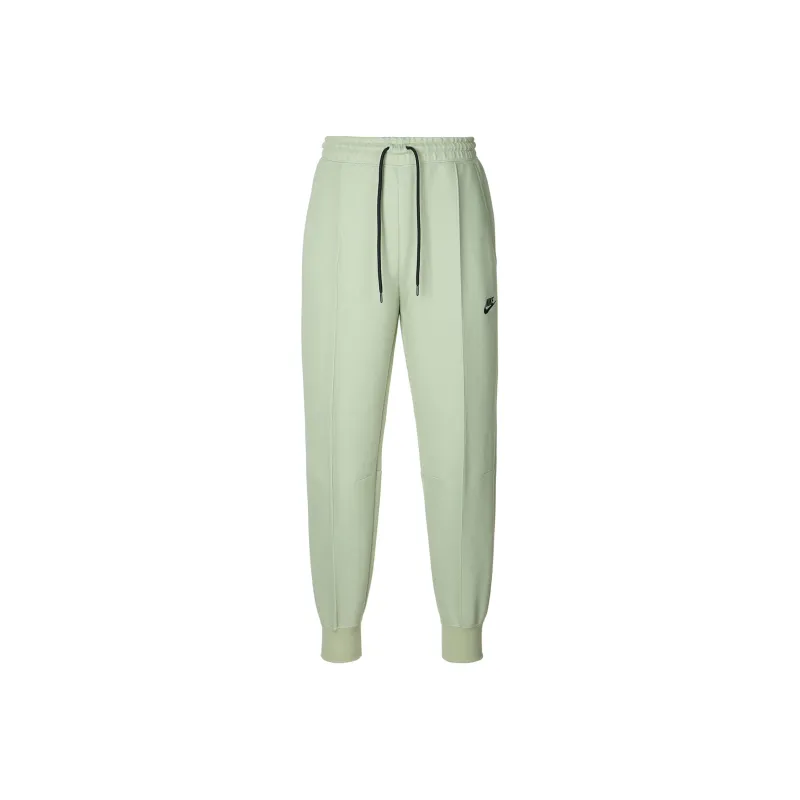 Nike FW24 AS W NSW TCH FLC MR JGGR Knitted Sports Pants Women's Green-0