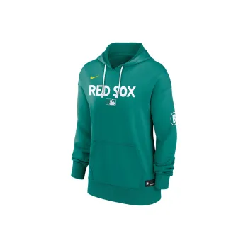 Nike Boston Red Sox Authentic Collection City Connect Women's Nike Therma Mlb Pullover Hoodie