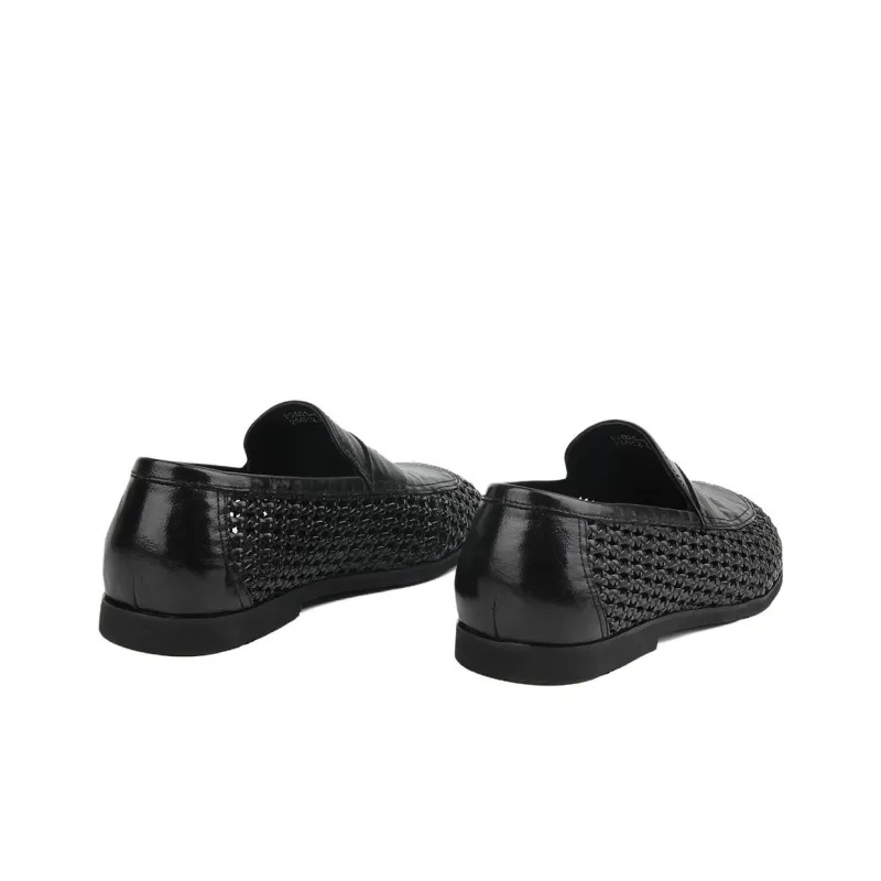 New Korea Casual Shoes Men's Black-4