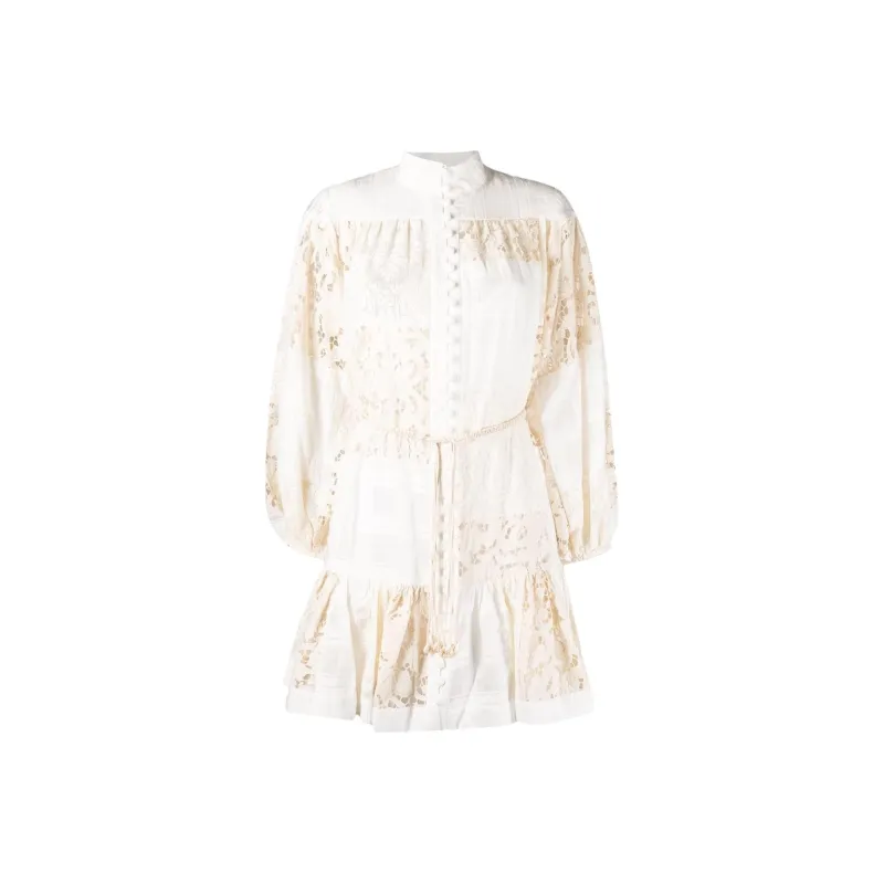 Zimmermann Andie Drop-waist Mini Dress-1