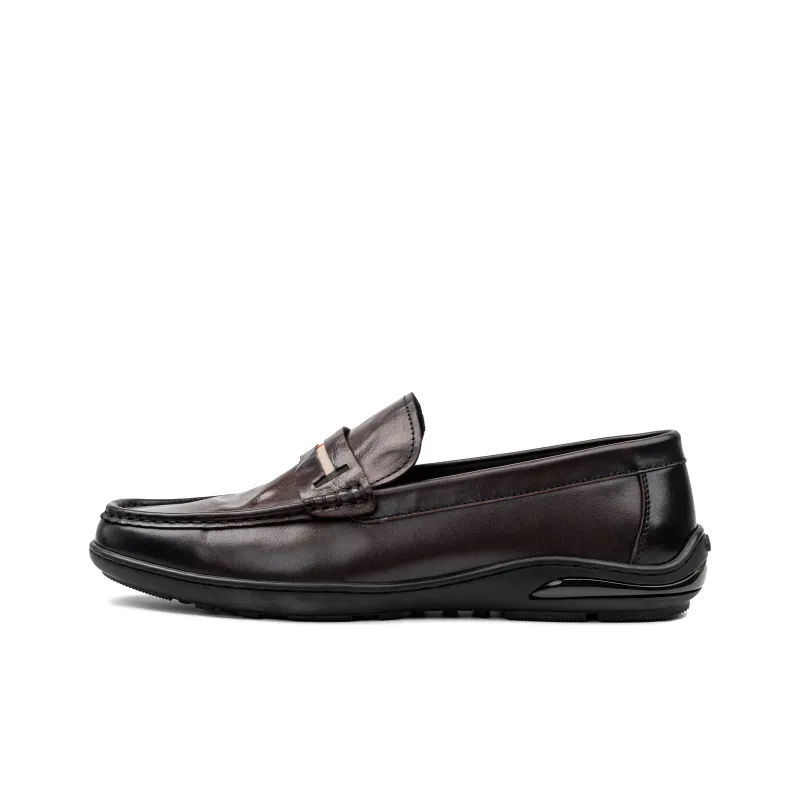 BOSSSUNWEN Loafers Men Black/Coffee-3