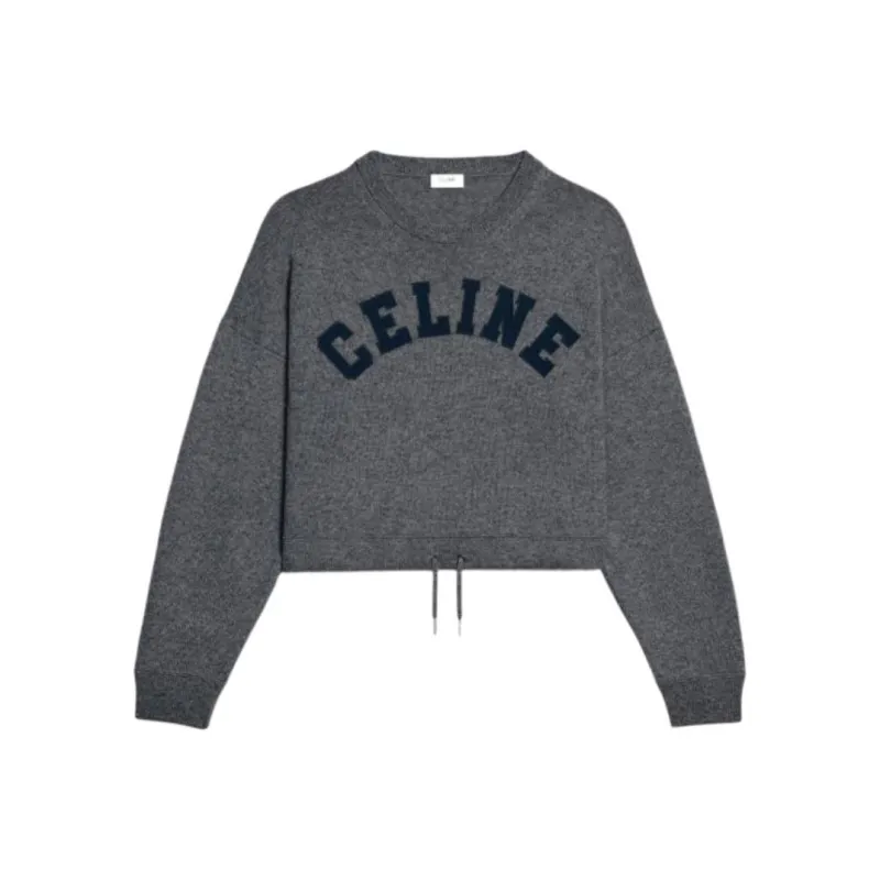 CELINE FW22 Sweatshirt Women's Gray-0