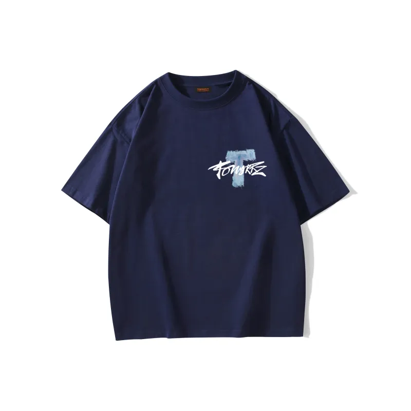 TONYKRZ T Shirt Unisex Navy Blue-0