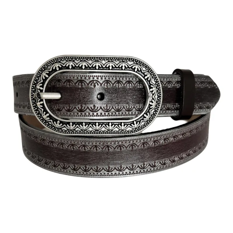 JEANSWEST Split Cow Leather Belts Women's 3.5cm-5