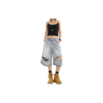 CORNILOT Denim Shorts Unisex Light Blue